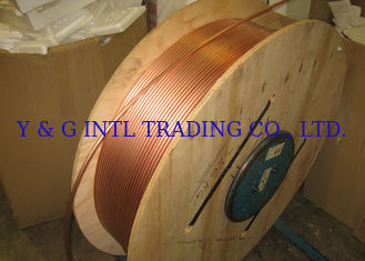 Tubulação feita sob encomenda do cobre da bobina da tubulação/panqueca da bobina do cobre do comprimento espessura de parede de 0,1 - de 200mm
