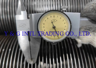 Eficiência HF Fin Tubes Para Intervalo de Temperatura Extrema Forma Redonda Ply Case de Madeira