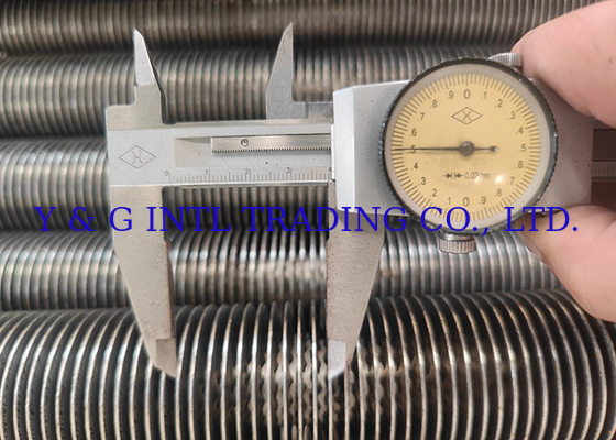Tubos de aço carbono de nadadeira longitudinal, em espiral, com rosca, com argolas, de desenho alargado, tipo HF Fin