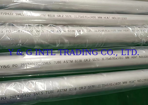 Tubo de liga de titânio laminado a frio de precisão com baixa impureza de 1%