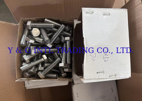 Ferramentas de fixação normalizadas ISO com nozes e parafusos métricos de fios de resistência à corrosão para várias aplicações