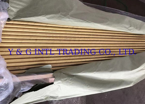 Tubo de liga de cobre de comprimento personalizado com polir e diâmetro interno personalizado