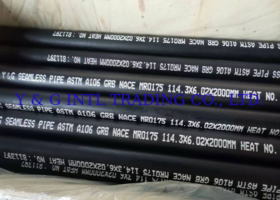 Tubos de aço carbono com extremos roscados em ASTM A53 ASTM A106