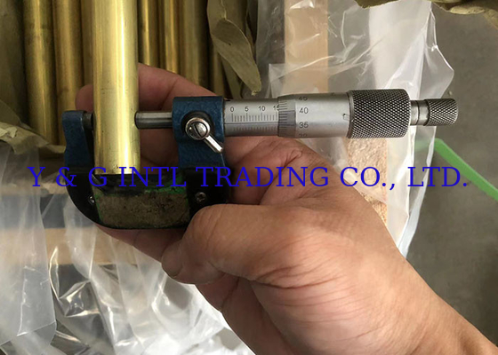 ASTM B75 Tubo de liga de cobre de comprimento personalizável para eléctricos