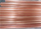Tubulação de cobre sem emenda reta C11000, tubo redondo de cobre de gerencio das faixas do costume